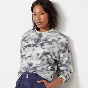 Evereve Mac Pullover Sweatshirt Tie Dye Size Medium